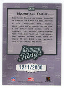 Marshall Faulk 2002 Donruss Gridiron Kings #GK-19