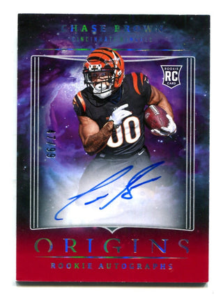 Chase Brown 2023 Panini Origins Autographed Card #RACBR /99