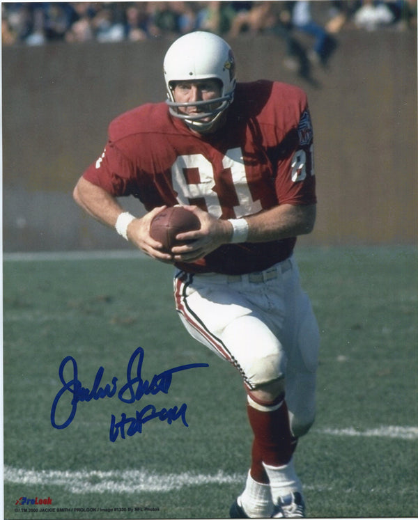 Jackie Smith "HOF 94" Autographed 8x10 Football Photo