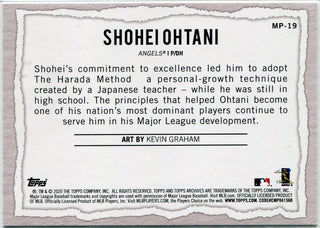 Shohei Ohtani 2020 Topps Gallery Modern Artist Card #MP-19