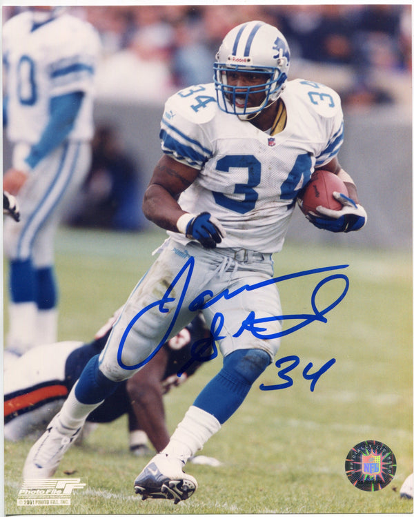 James Stewart Autographed 8x10 Football Photo