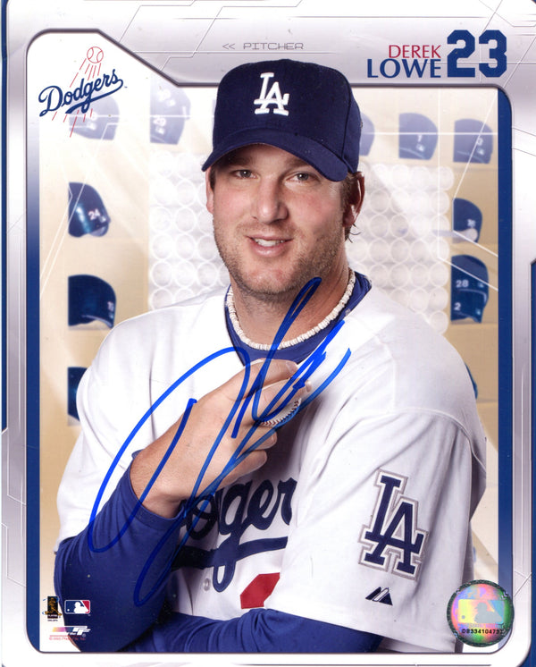 Derek Lowe Autographed 8x10 Photo