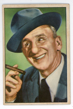 Jimmy Durante 1953 Television and Radio Stars of NBC Card #9
