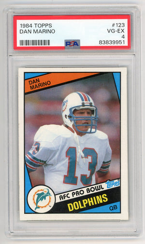 Dan Marino 1984 Topps #123 PSA 4