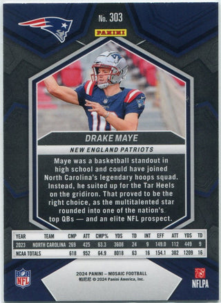 Drake Maye 2024 Panni Mosaic RC #303