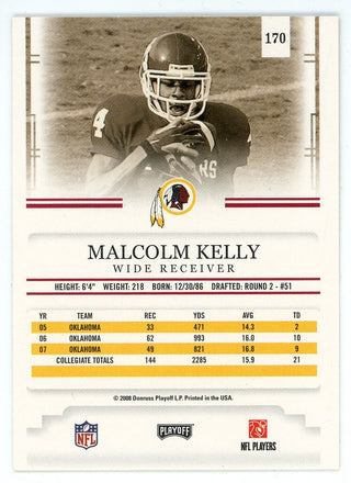 Malcolm Kelly 2008 Donruss Prestige Rookie #170