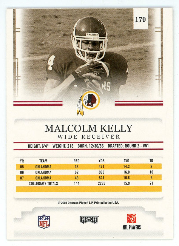 Malcolm Kelly 2008 Donruss Prestige Rookie #170