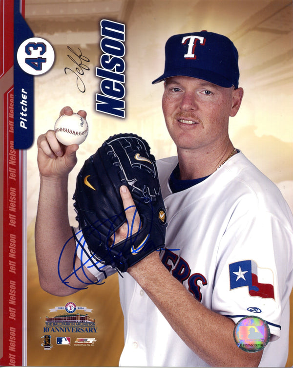 Jeff Nelson Autographed 8x10 Photo