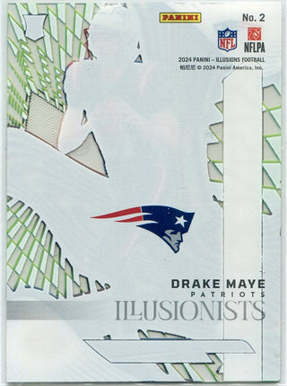 Drake Maye 2024 Panni Illusions Illusionists RC #2