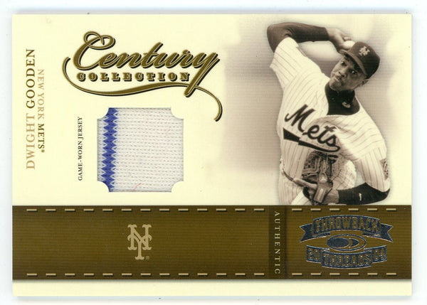 Dwight Gooden 2004 Donruss Throwback Threads Century Collections Patch