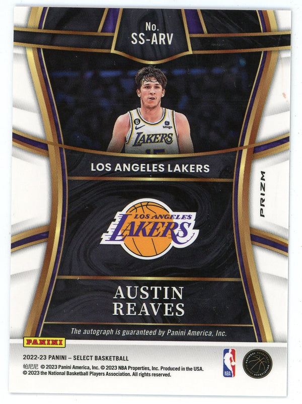 Austin Reaves 2022-23 Panini Select Autographed #SS-ARV