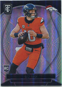 Bo Nix 2024 Panini Totally Certified Mirror Parallel RC #105