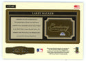 Larry Walker 2004 Donruss Throwback Threads Century Collection Patch Relic #CC-49