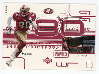 Jerry Rice 2000 Upper Deck Axillary Power #AUX-12