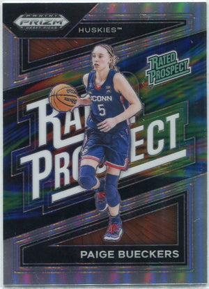 Paige Bueckers 2024 Panini Prizm Draft Picks Rated Prospect Silver Prizm RC #2