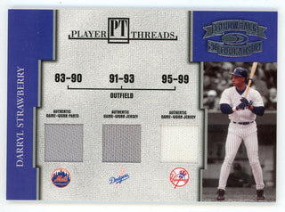 Darryl Strawberry 2004 Donruss Throwback Threads Player Threads Patch Relics #PT-17