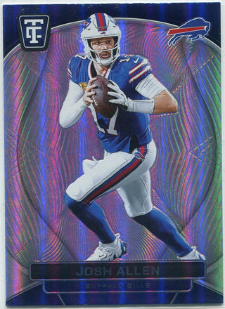 Josh Allen 2024 Panini Totally Certified Mirror Parallel Card #11