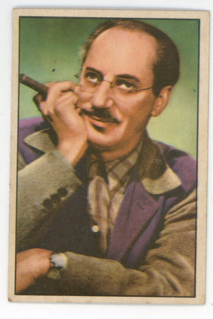 Groucho Marx 1953 Television and Radio Stars of NBC Card #19