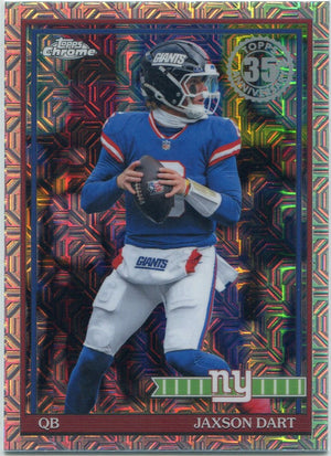Jaxson Dart 2026 Topps Flagship Silver Pack Card #91TC-33