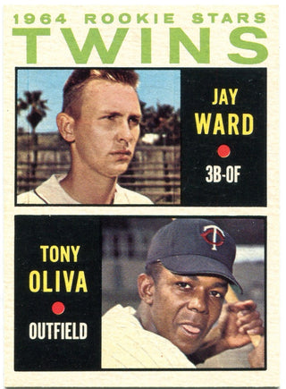 Tony Oliva Jay Ward 1964 Rookie Stars Twins