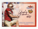 Sebastian Janikowski 2000 Fleer Autographics Draft Card
