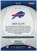 Josh Allen 2024 Panini Totally Certified Mirror Parallel Card #11