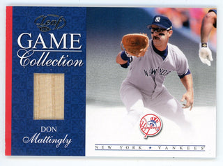 Don Mattingly 2005 Leaf Game Collection Bat Relic #LGC4