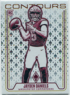 Jayden Daniels 2024 Panini Phoenix Contours Stars Parallel RC #CON-JDS