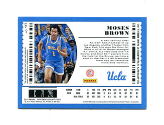Moses Brown 2019 Panini Contenders College Ticket #113 Card
