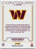 Jayden Daniels 2024 Panini Phoenix Contours Stars Parallel RC #CON-JDS