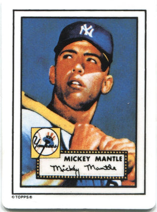 Mickey Mantle 1990 The Hamilton Collection 1952 Porcelain Card #D0904