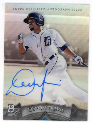 Devon Travis Autographed 2014 Topps Bowman Platinum #AP-DT