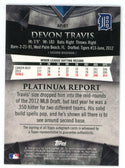 Devon Travis Autographed 2014 Topps Bowman Platinum #AP-DT