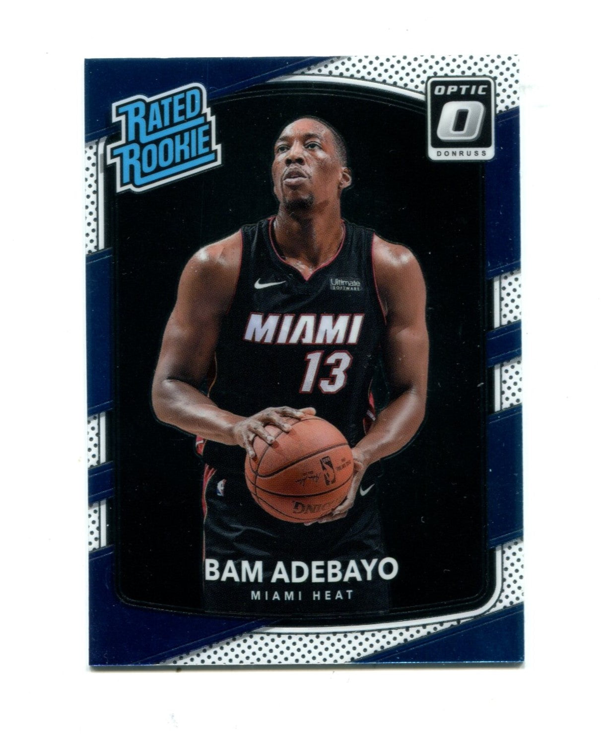 Bam Adebayo 2017 Panini Optic Rated Rookie #187 Card | Hollywood ...