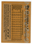 Ed Correa Autographed 1988 Topps #277