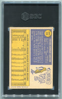 Steve Carlton 1970 Topps Card #220 SGC Graded 5