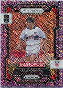 Claudio Reyna 2026 Panini Monopoly Prizm World Cup Big Money Purple Shimmer Prizm Card #49 21/50