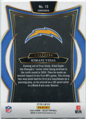Kimani Vidal 2024 Panini Select Black & Gold Shock Prizm RC #15