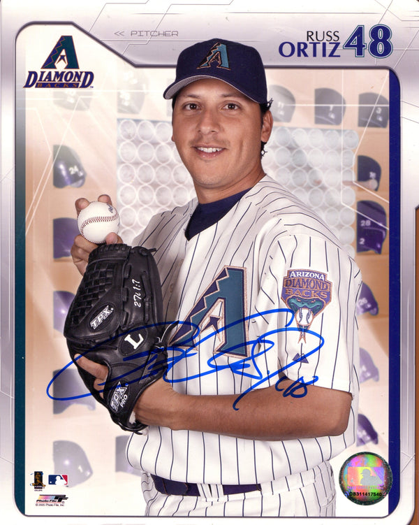 Russ Ortiz Autographed 8x10 Photo