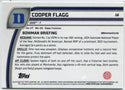 Cooper Flagg 2025 Bowman U Chrome 1st Bowman RC #16