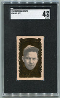 Mel Ott 1963 Bazooka Greats Card #36 SGC Graded 4