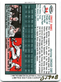 Ernie Banks 1990 The Hamilton Collection 1954 Porcelain Card #D1908