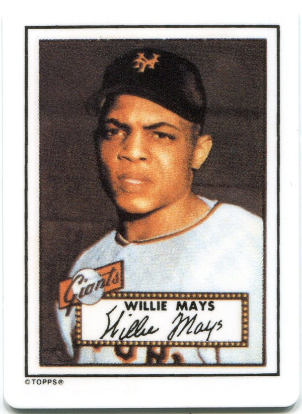 Willie Mays 1990 The Hamilton Collection 1952 Porcelain Card #E0559