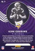 Kirk Cousins 2023 Panini Illusions Card #71 #33/299