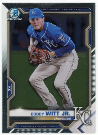 Bobby Witt Jr 2021 Topps Bowman Chrome #BCP-193 Card