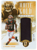 Ja'marr Chase 2023 Panini Gold Standard White Gold Patch Relic #10