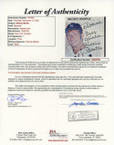 Mickey Mantle Autographed 4x5 Card (JSA)