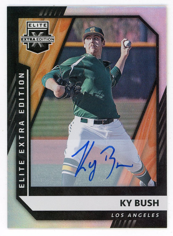 Ky Bush 2021 Autographed Panini Elite Extra Edition #45