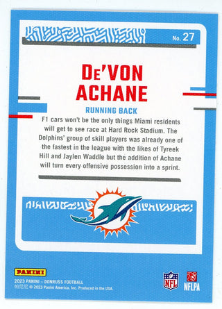 De'Von Achane 2023 Panini Donruss Rated Rookie #27