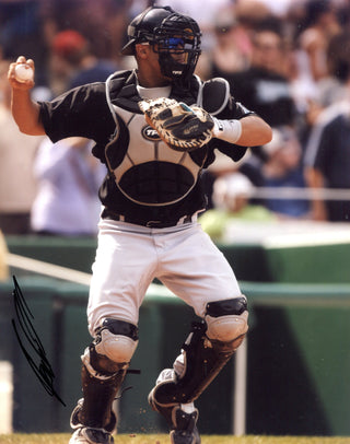 Ronny Paulino Autographed / Signed Marlins 8x10 Photo
